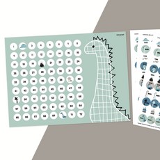 디자인아지트 기성 칭찬세트 쥬라기월드, 1개