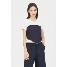 시슬리 이프 스카프 티셔츠 SATS48431147307
