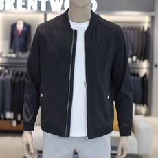 [코오롱패션 브렌우드] 남성 여름 경량 블루종 파일럿 점퍼 2컬러