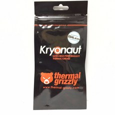 Thermal Grizzly Kryonaut 1G 11CPU AMD 인텔 프로세서 히트 싱크 팬 열 화합물 냉각 열 페이스트 쿨러 열전달 그리스|intel processor he, 1개, 11.1g, 단일