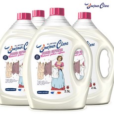 봉쥬르끌레어 퍼퓸 섬유유연제 프로방스 로즈향 2.5Lx4개 / 실내건조형 섬유유연제, 4개, 2.5L