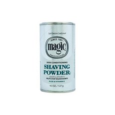 Magic Shave Powder Platinum Size: 4.5 OZ 매직 쉐이브 파우더 플래티넘 크기: 4.5 OZ, Multi, 1개, 158.76g