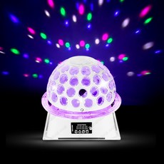 LED 슈퍼볼 특수조명 싸이키조명 노래방조명 홈파티조명, 화이트