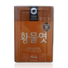 청정원 황물엿 16kg 푸드비 대용량 식자재, 1개