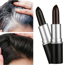 흙체 간단염색 흰머리가리기 검게 방수흑채 바르는 간편한스틱, 1개, 블랙