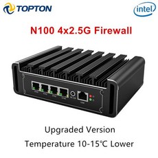 7840HS 솔리드 인텔 방화벽 기기 팬리스 미니 PC 컴퓨터 pfSense Proxmox 호스트 4x25G LAN i226V N5105 J5040 J4125 NVMe