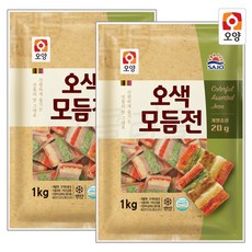 사조오양 오색모듬전 1kg +1kg