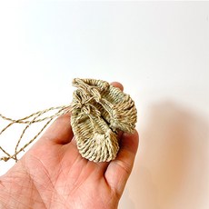 [왓위셀] 장식용 미니 짚신(한쌍) 전통공예품