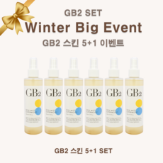 - GB2 스킨 5+1 연말연시 빅 이벤트-(3) GB1 GB3 GB비누 샘플3종 추가 증정 선물 세트 발효 화장품