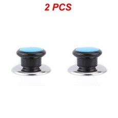 개 팬 플립 냄비 방지 주방 2 뚜껑 3 1 스테인레스 스틸 교체 범용 손잡이 화면, 2개, 17) Style D 2pcs