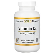 CGN 캘리포니아골드뉴트리션 비타민D3 50mcg(2000IU) 360정 Vitamin D 아이허브 비타민D, 상세페이지 참조, 상세페이지 참조