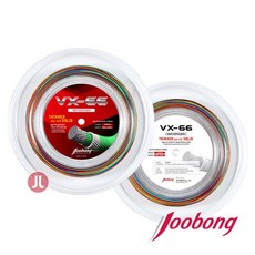 주봉 VX-66 0.66mm 200m 레인보우 배드민턴 스트링, 히후*!