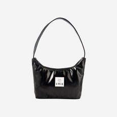 EMIS 이미스 New Enamel Hobo Bag Black 뉴 에나멜 호보백 블랙 -