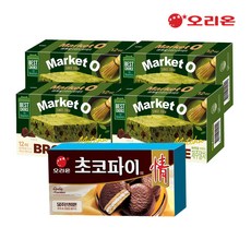 [여름한정] 오리온 마켓오 브라우니 말차&초코파이 레트로, 1개, 1kg