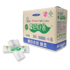 유한그린텍 깔끔이 크린타올 (400매) 대용량 업소용 물티슈 식당
