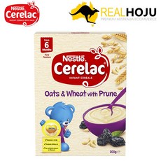세레락 앙팡 이유식 시리얼 오트 위트 푸룬 200g, 1개
