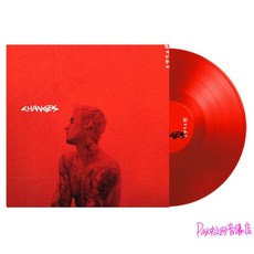 Justin Bieber Changes 레드 LP Vinyl