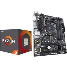 Micro Center AMD Ryzen 7 5700X 8코어 16스레드 잠금 해제 데스크탑 프로세서 번들GIGABYTE B550I AORUS PRO AX 마더보드 포함, AMD Ryzen 5 4500+GIGABYTE B450 - 5700x