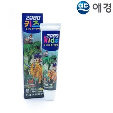 3Step 2080키즈 75g 초등치약애경치약구강관리치아관리양치습관 소다버블 공룡메카드 어린이치약