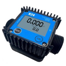유량계 1 도구 개 셀 디지털 터빈 연료 다이 K24 액체 측정 유량, 1)Black  Blue, 1개