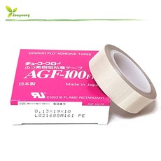 쥬코 AGF-100FR 내열테프론 테이프 0.13x19mm 특판가, 1개