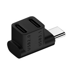 Gen2 3.1 더블 C타입 USB 스팀덱 듀얼 분배 젠더 고속충전, 1개