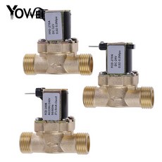 솔레노이드 밸브 전자 코일 감압 태양열 온수기용 황동 전기 신제품 DC 12V 24V AC 220V G12 인치 1 개, 3.24V, 1개