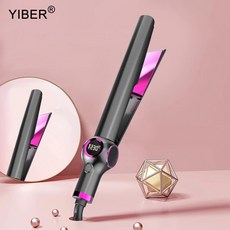 전문 헤어 스트레이트 너 전기 헤어 플랫 아이언 2 in 1 세라믹 코팅 헤어 스트레이트 너 빗 습식 및 건식 헤어 컬링 도구|스트레이트 아이언|, 1개, 단일, US plug