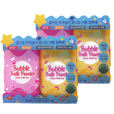 [유니끄] 버블배쓰파우더 4종세트 2세트, 8개, 50g