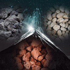 블랙 레드 그레이 화산석 10kg 화산자갈 화산사 송이석 송이자갈 현무암자갈, 레드화산석10kg, 1개