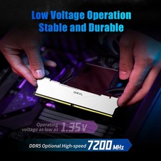 DDR5 램DDR5 노트북램 데스크탑 PC용 메모리 600MHZ 6000MHZ 6400MHZ 지지대 XMP 6800MHZ RAM 64GB 32GB 96GB