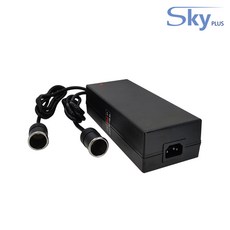 국산 대용량 DC 12V 전원 어댑터 12V 15A 16A 듀얼 KC인증 12V15A 12V16A 가정용 230W 시거잭, 1개