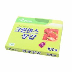 세차 정비 청소 다용도 일회용 위생 비닐장갑 100매, 1개
