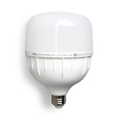 LED 고와트 원통 T 보안등 40W E26, 주광색, 1개 - tb40led