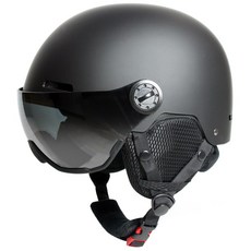  애몰라이트 AMH 08 스키 헬멧 고글 일체형 고글 스노우보드 헬멧 블랙 