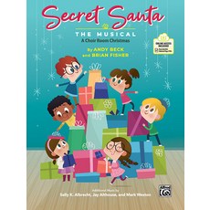 (영문도서) Secret Santa -- The Musical: A Choir Room Christmas Book & Online Pdf/Audio Paperback