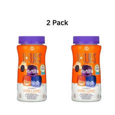 솔가 C-cube 비타민C 아스코빅산 250mg 90정 2팩 구미 Gummies 오렌지향 딸기향 비건 nonGMO 천연 색소