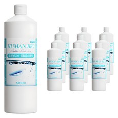 휴먼바이오 렌즈 식염수, 500ml, 10개