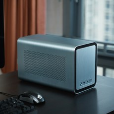 개인서버 헤놀로지 가정용 nas 나스 JONSBO NAS ITX 미니 소형 케이스 알루미늄 슈트케이스 휴대용 HTPC 데스크탑 컴퓨터 빈 섀시 PC 게이밍 N1, [01] 은, 엔클로저 N1 그레이