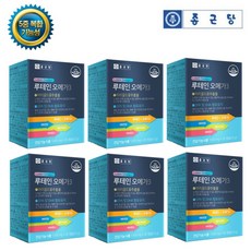 종근당 루테인 오메가3 빌베리 마리골드꽃추출물 눈비타민 영양제 6박스