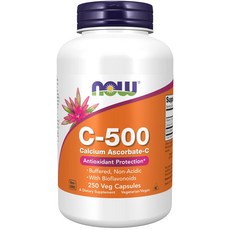 나우푸드 C-500 아스코르브산 C 칼슘 250정, 1개