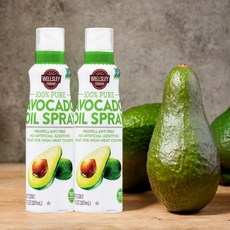 미국 웰즐리 아보카도 오일 쿠킹 스프레이 142ml x2개 고열 베이킹 재료, 2개