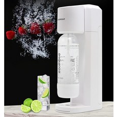 가정용 자동 탄산수제조기 탄산수기계 실린더 탄산수기 소다 메이커, 검정색