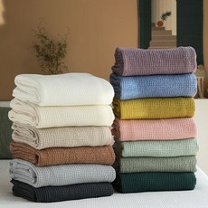 헬로우슬립 모달와플 홑이불 사계절이불 쇼파커버(XS/SS/Q&K)-13color, 퀸&킹겸용 홑이불(Q&K) 단품, 민트