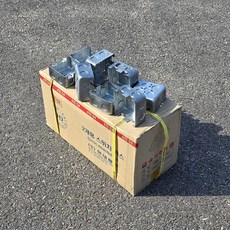 철 사각 콘센트 박스 2개용 54mm 50개입/BOX, 1개