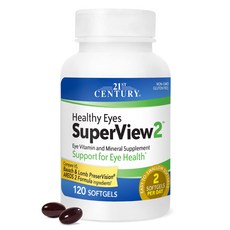 21st Century Healthy Eyes SuperView 2 Softgels 120 Count, 120정, 1개
