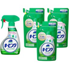 일본 카오 다림풀 다림질 키핑 핸디 스프레이 400ml + [리필 350ml x 3], 리필4, 1개
