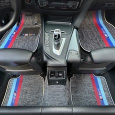 차차차 BMW 확장형 1+2열 자동차 차량용 카매트 발매트 코일매트 패드로고 엣지엠비언트마감, 디자인_M그레이_라인로고_발광엣지마감, i8 스포츠카 4인승 15.3~19 BM7720