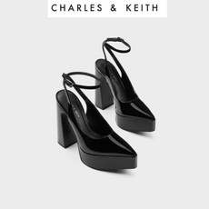 CHARLES&KEITH 찰스앤키스 청키 하이힐 패션 샌들