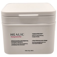 HEALIC 皙麗可 水潤亮白爽膚棉, 保濕舒緩, 溫和去角質, 70片, 1盒